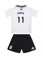 Fulham Adama Traore #11 Domácí dres pro děti 2024-25 Krátký Rukáv (+ trenýrky)